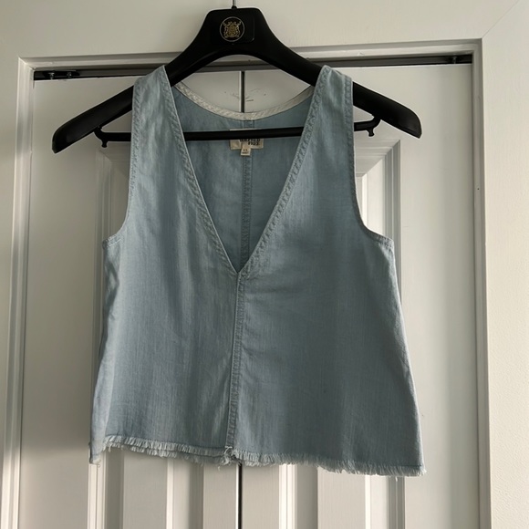 Wilfred Free Denim Blouse - Picture 4 of 5